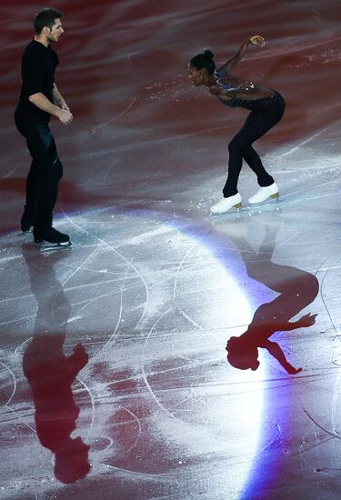 European Figure Skating Championship. Exhibition performances