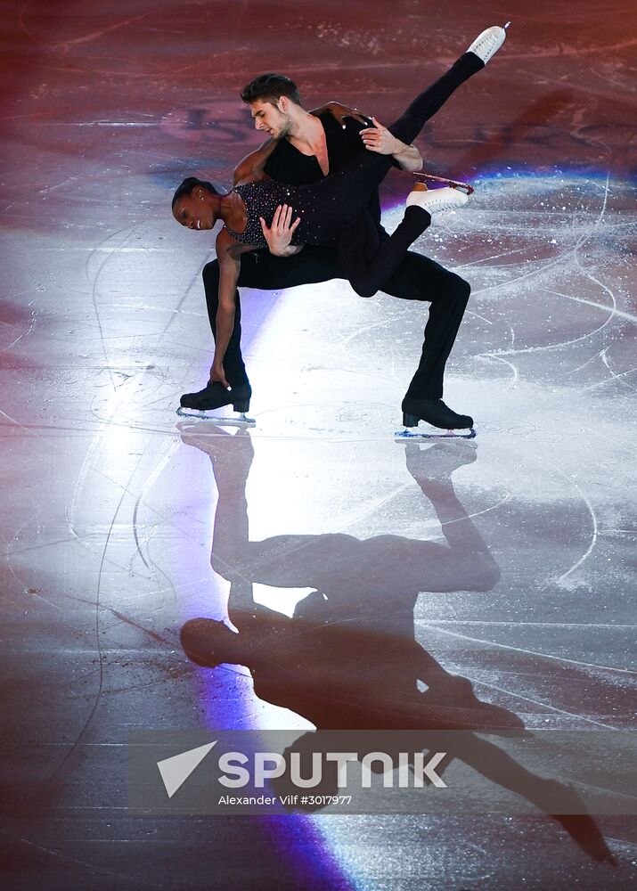 European Figure Skating Championship. Exhibition performances