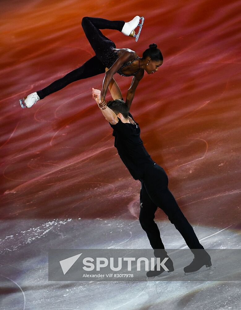 European Figure Skating Championship. Exhibition performances