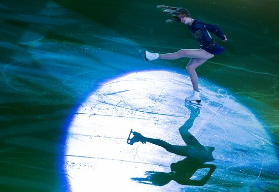 European Figure Skating Championship. Exhibition performances