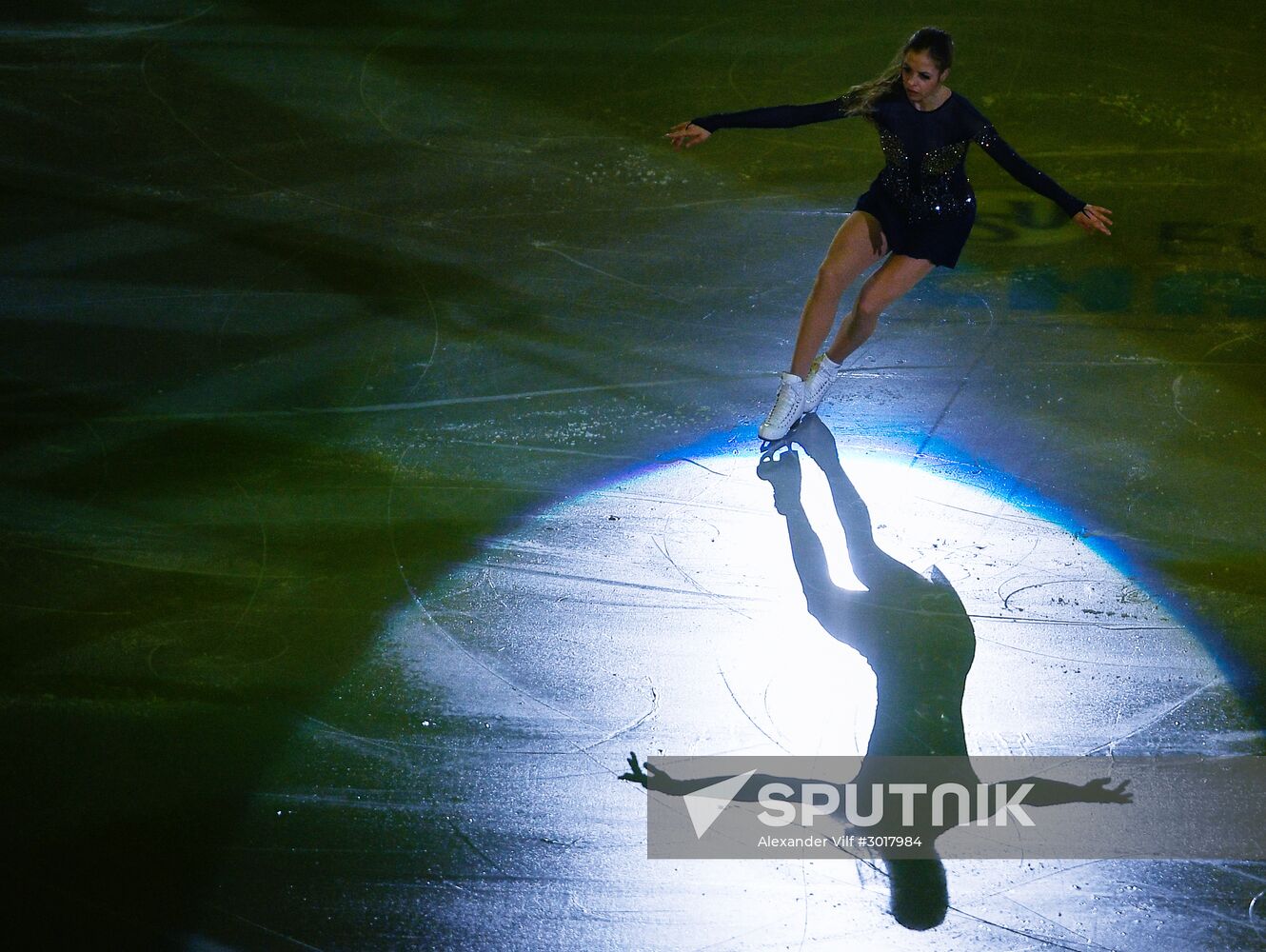 European Figure Skating Championship. Exhibition performances