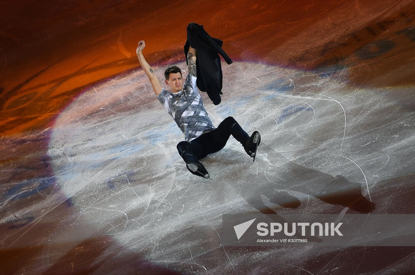 European Figure Skating Championship. Exhibition performances