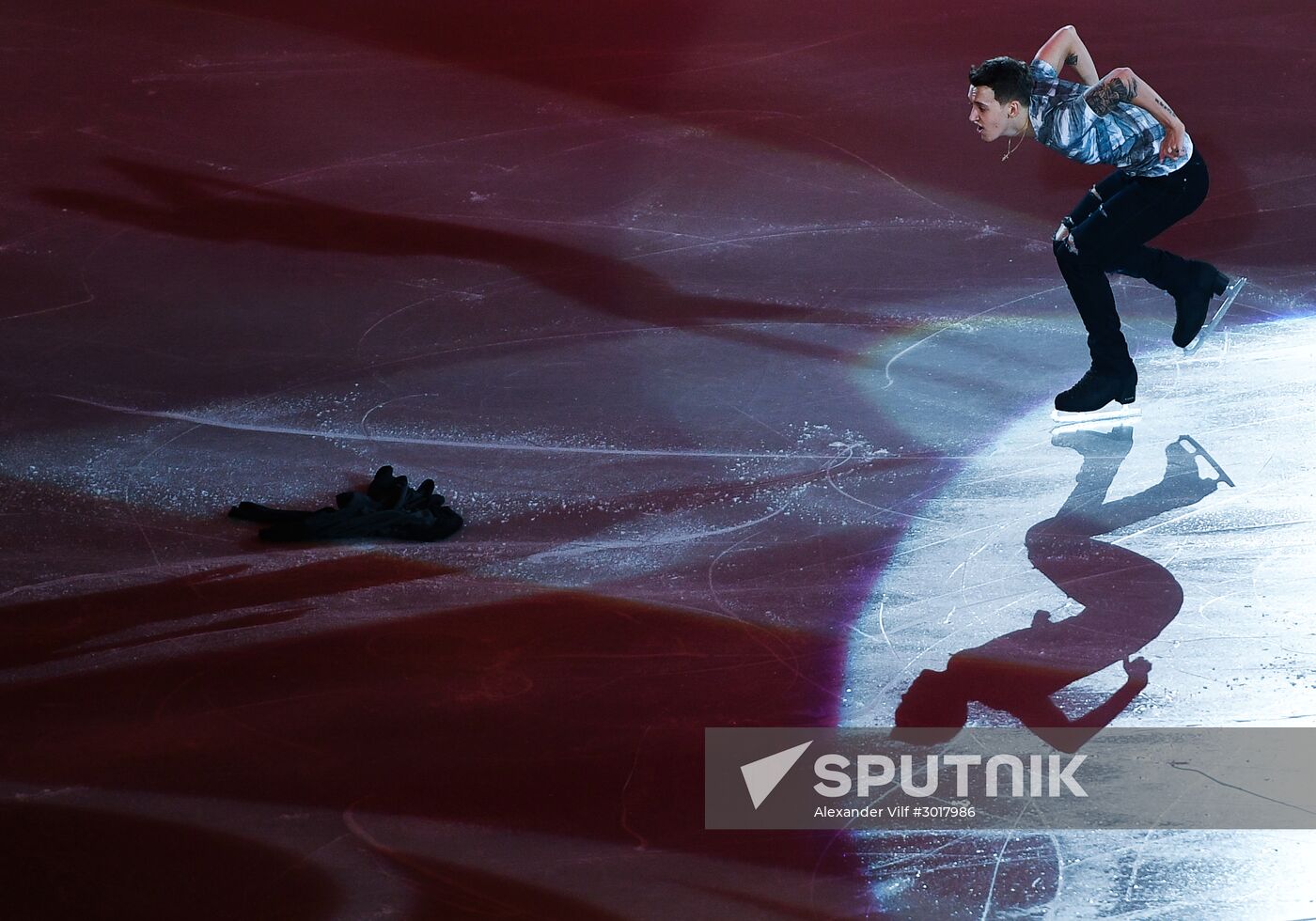 European Figure Skating Championship. Exhibition performances