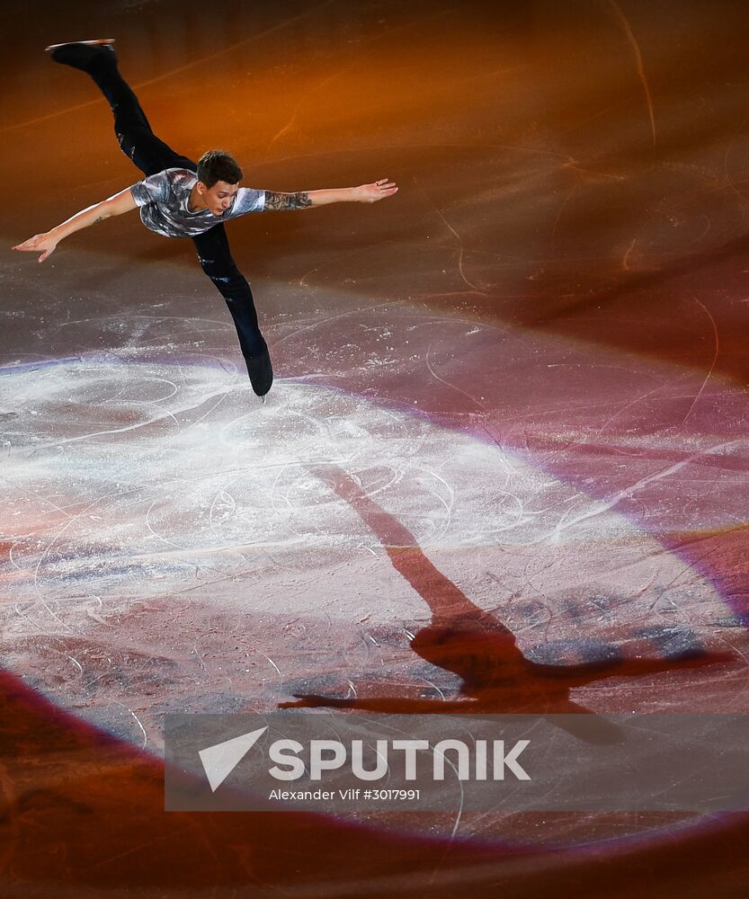 European Figure Skating Championship. Exhibition performances