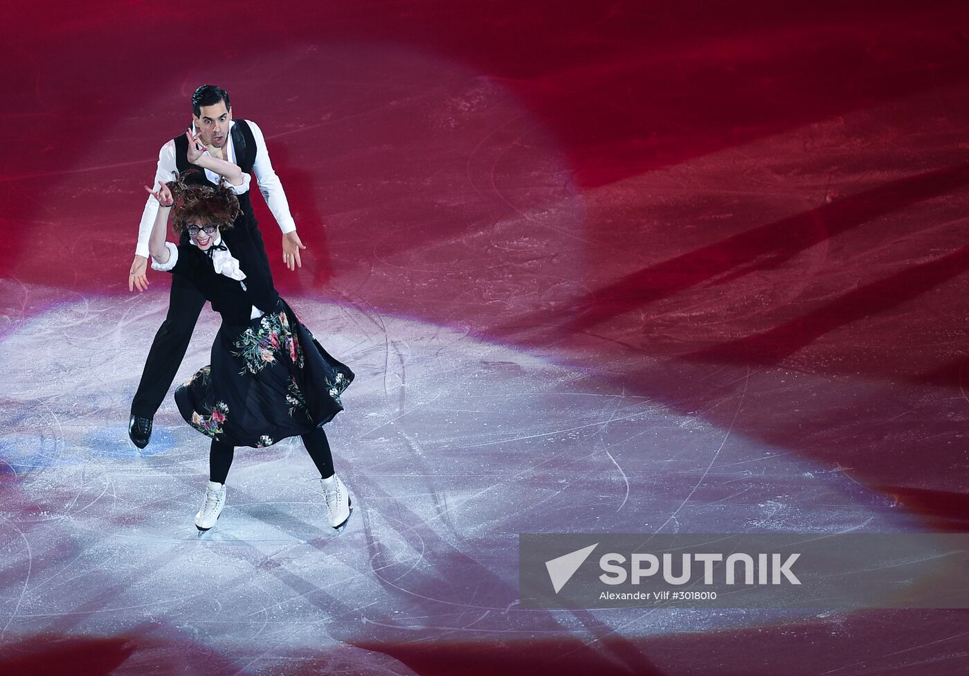 European Figure Skating Championship. Exhibition performances