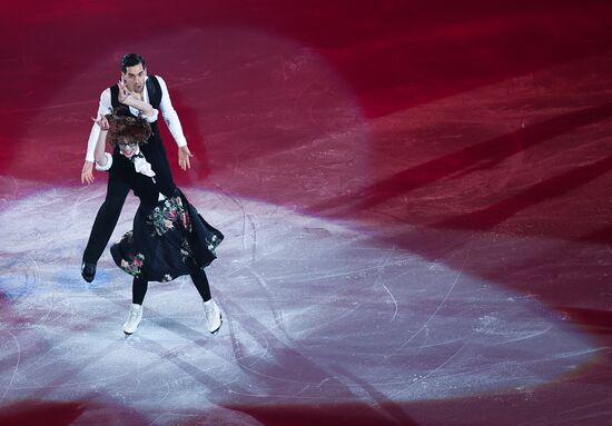 European Figure Skating Championship. Exhibition performances