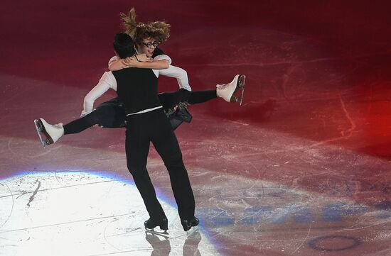 European Figure Skating Championship. Exhibition performances