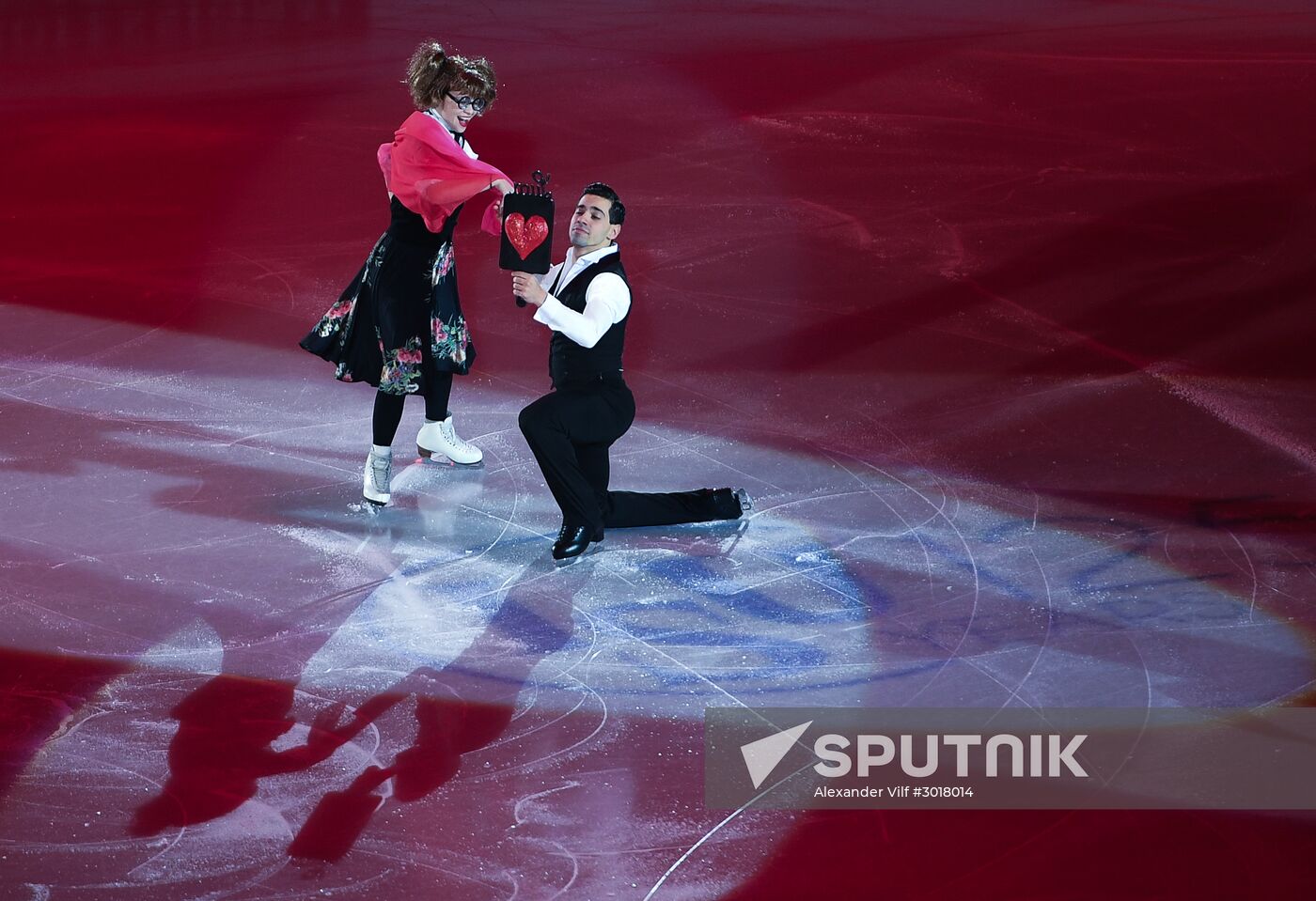 European Figure Skating Championship. Exhibition performances
