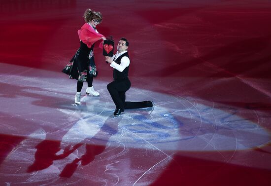 European Figure Skating Championship. Exhibition performances