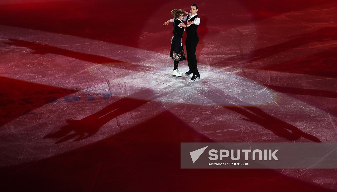 European Figure Skating Championship. Exhibition performances