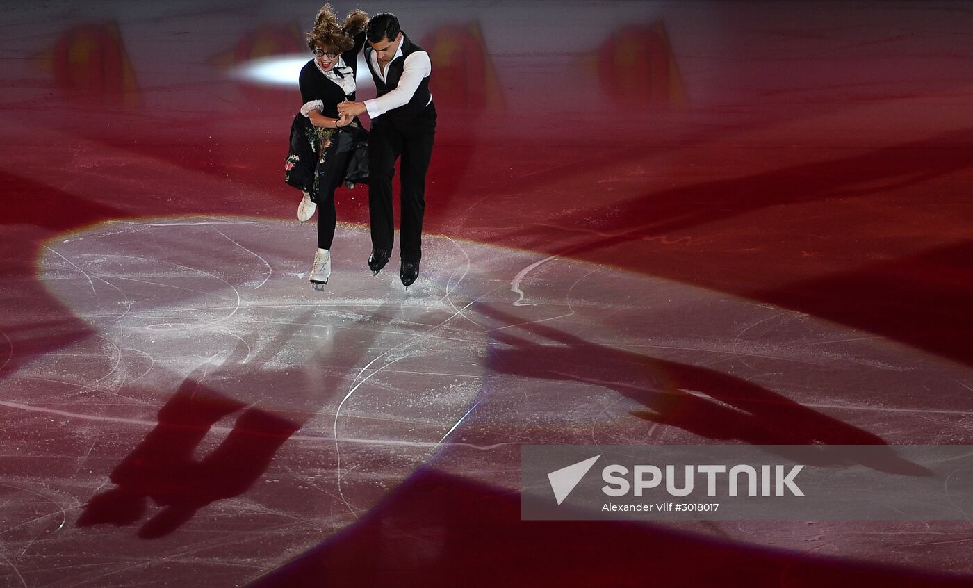 European Figure Skating Championship. Exhibition performances