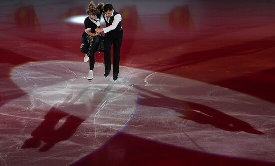European Figure Skating Championship. Exhibition performances