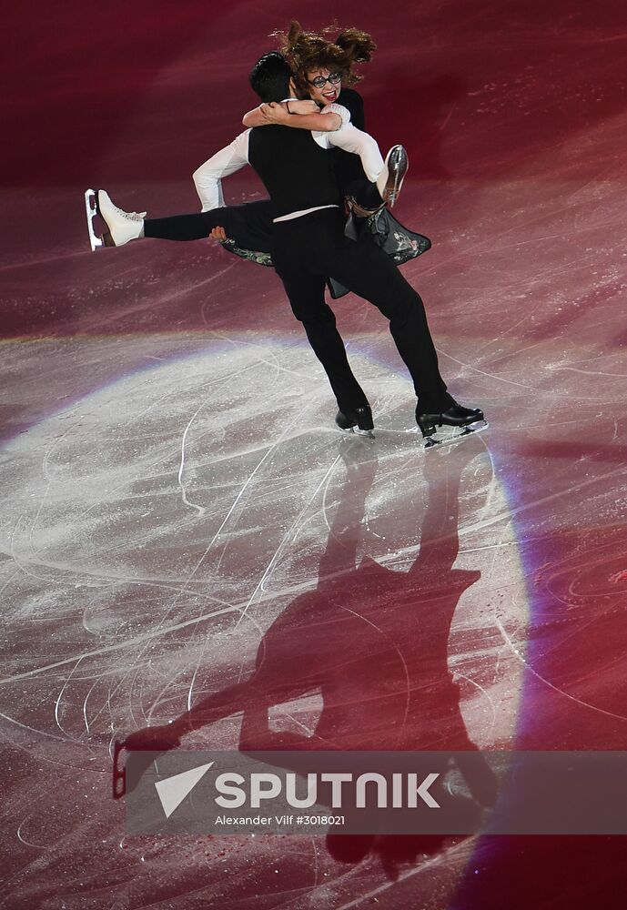 European Figure Skating Championship. Exhibition performances