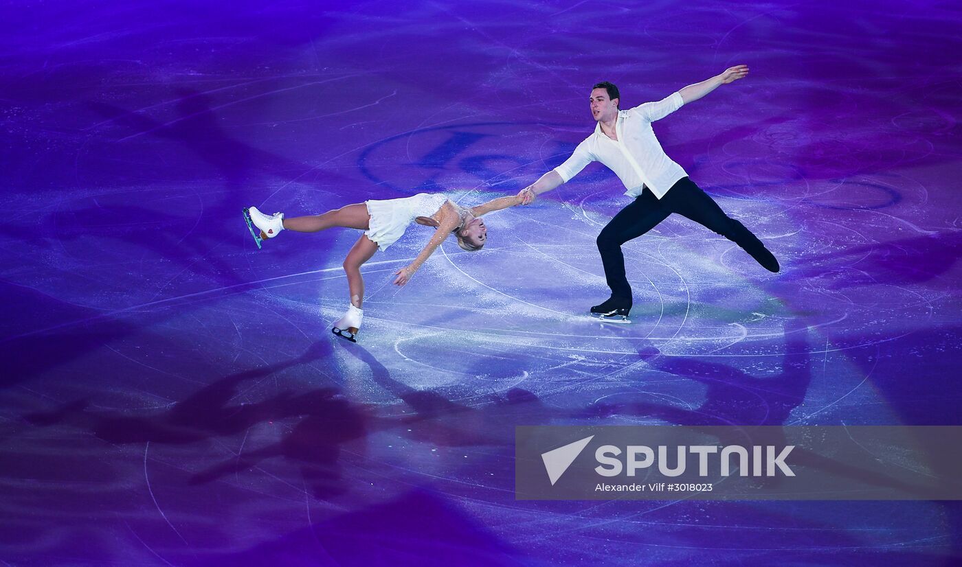 European Figure Skating Championship. Exhibition performances