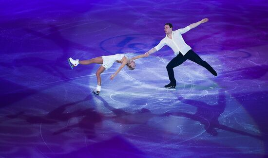 European Figure Skating Championship. Exhibition performances