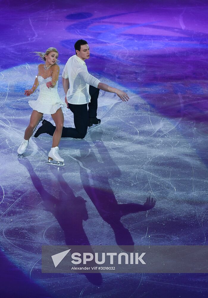 European Figure Skating Championship. Exhibition performances
