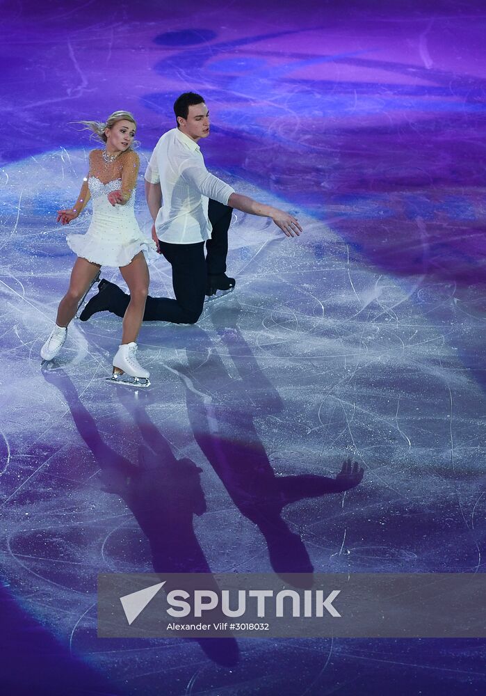 European Figure Skating Championship. Exhibition performances