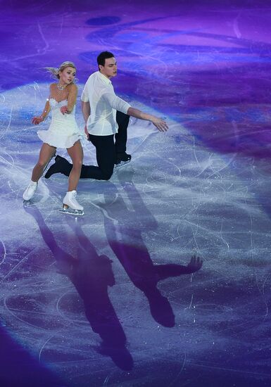 European Figure Skating Championship. Exhibition performances