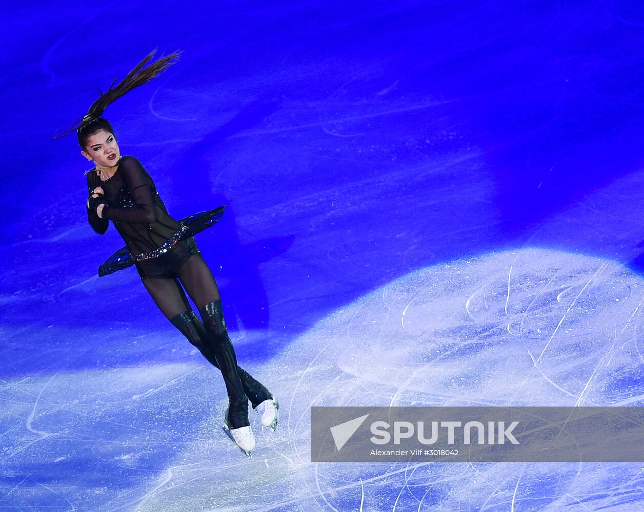 European Figure Skating Championship. Exhibition performances
