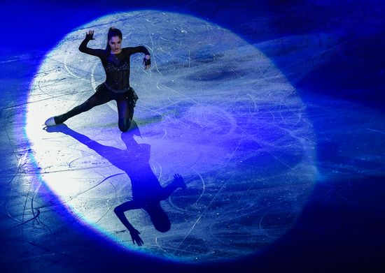 European Figure Skating Championship. Exhibition performances