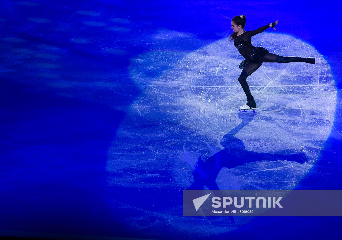 European Figure Skating Championship. Exhibition performances