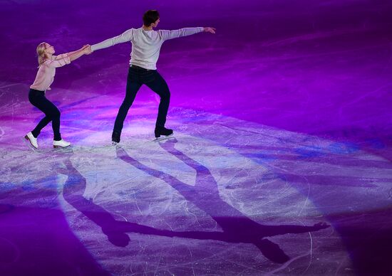 European Figure Skating Championship. Exhibition performances