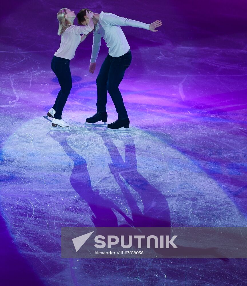 European Figure Skating Championship. Exhibition performances