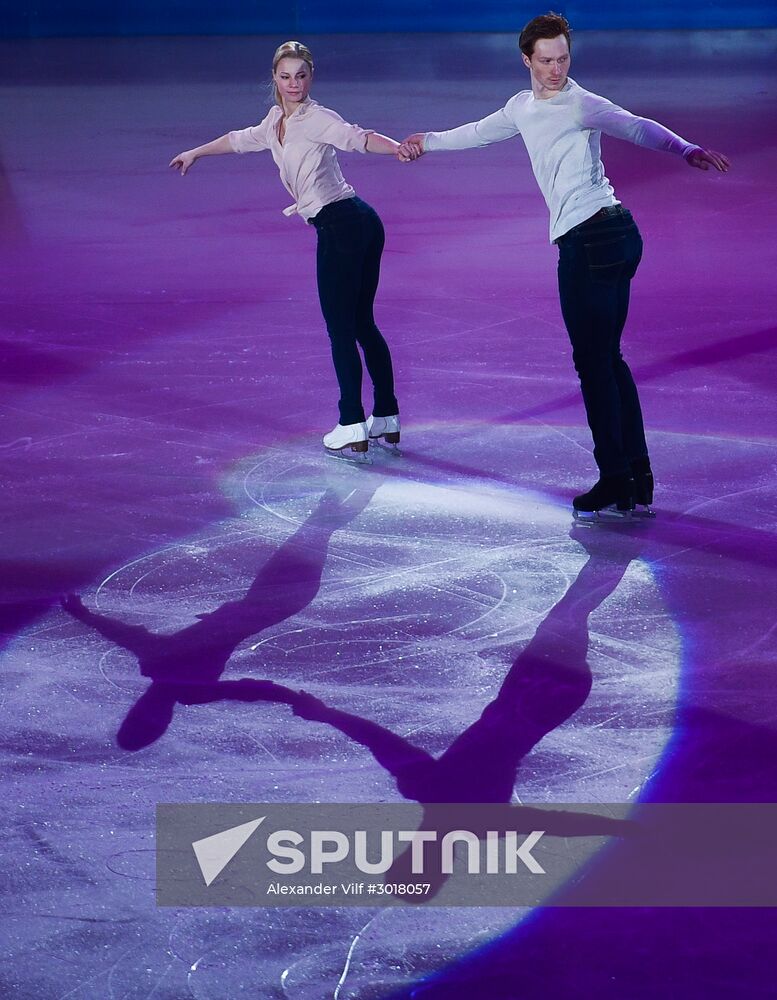 European Figure Skating Championship. Exhibition performances