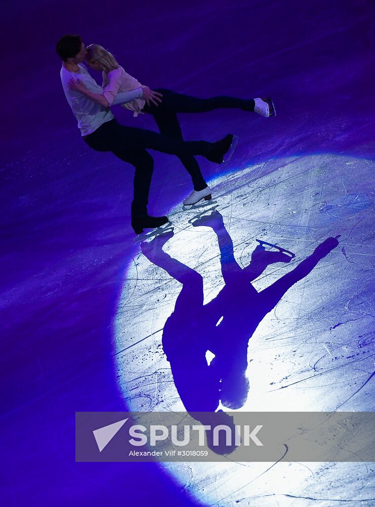 European Figure Skating Championship. Exhibition performances