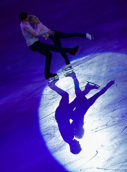 European Figure Skating Championship. Exhibition performances