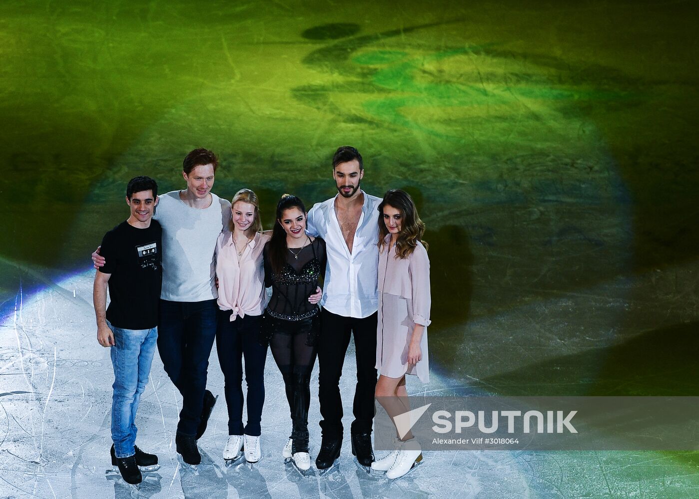 European Figure Skating Championship. Exhibition performances