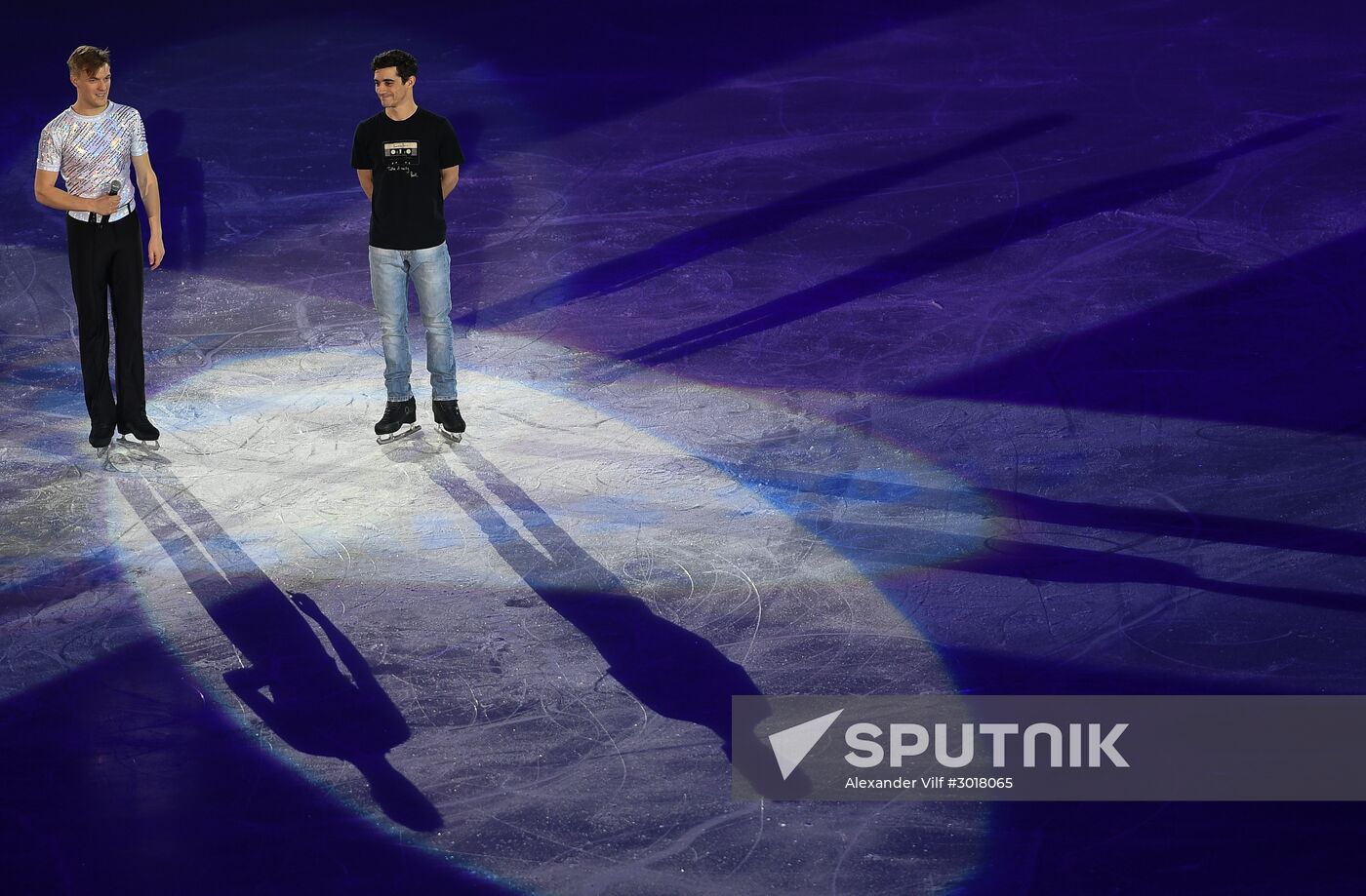 European Figure Skating Championship. Exhibition performances