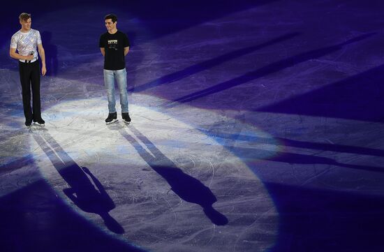 European Figure Skating Championship. Exhibition performances