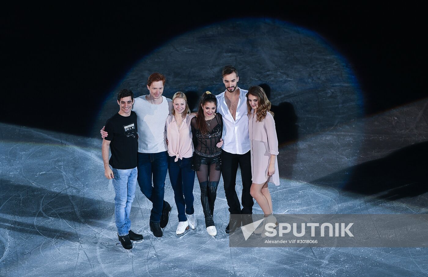 European Figure Skating Championship. Exhibition performances