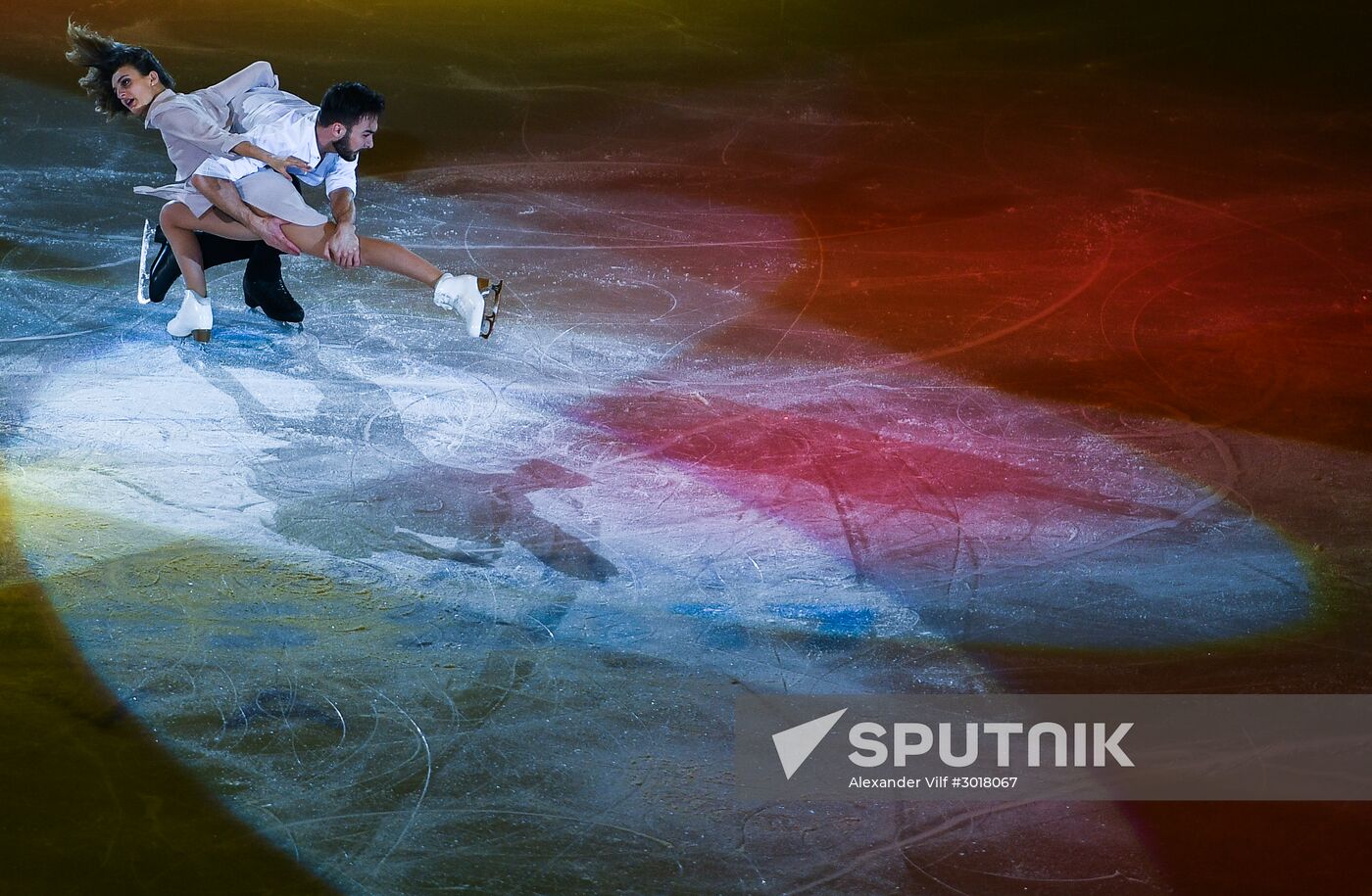 European Figure Skating Championship. Exhibition performances