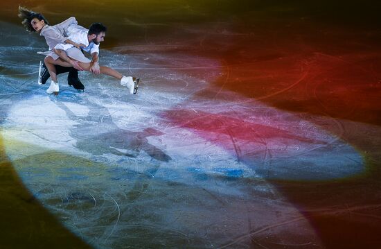 European Figure Skating Championship. Exhibition performances