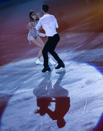 European Figure Skating Championship. Exhibition performances