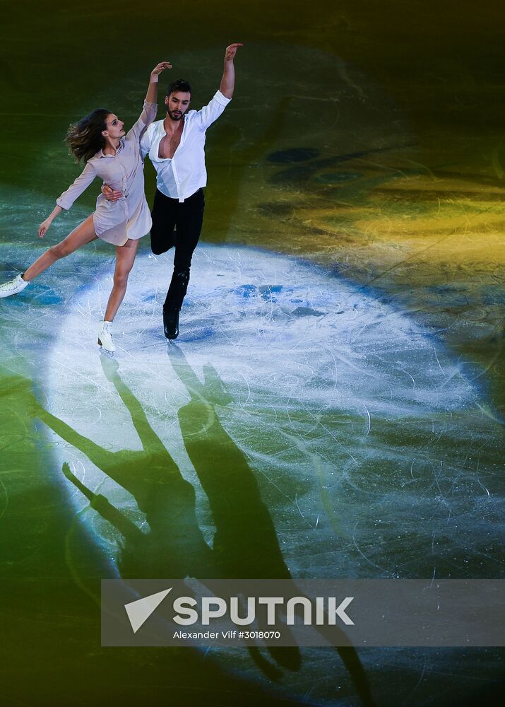 European Figure Skating Championship. Exhibition performances