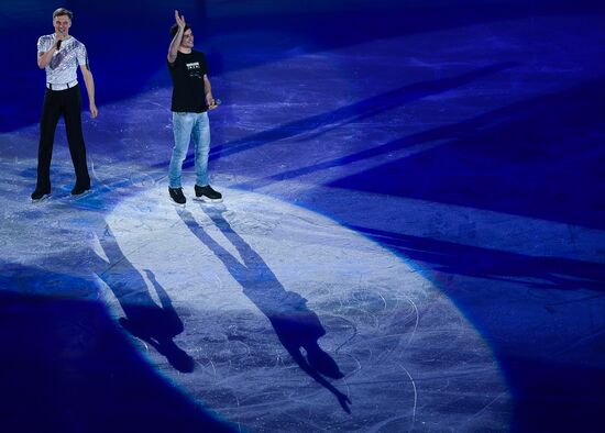 European Figure Skating Championship. Exhibition performances