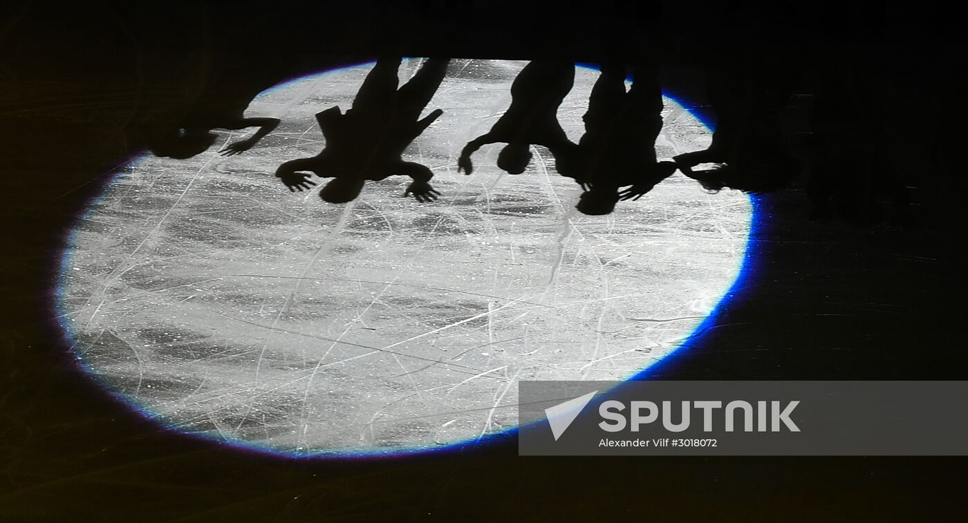 European Figure Skating Championship. Exhibition performances