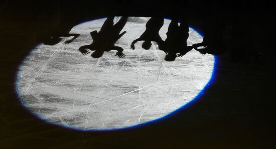 European Figure Skating Championship. Exhibition performances