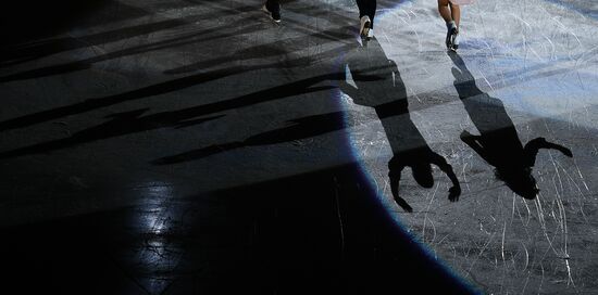 European Figure Skating Championship. Exhibition performances