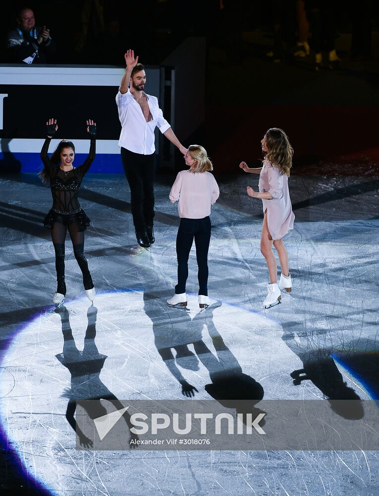 European Figure Skating Championship. Exhibition performances