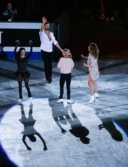 European Figure Skating Championship. Exhibition performances