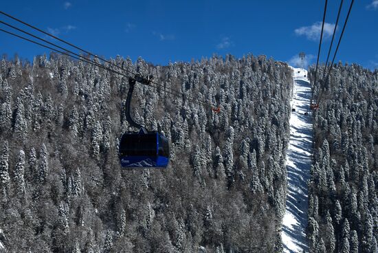Mountain ski resorts in Sochi