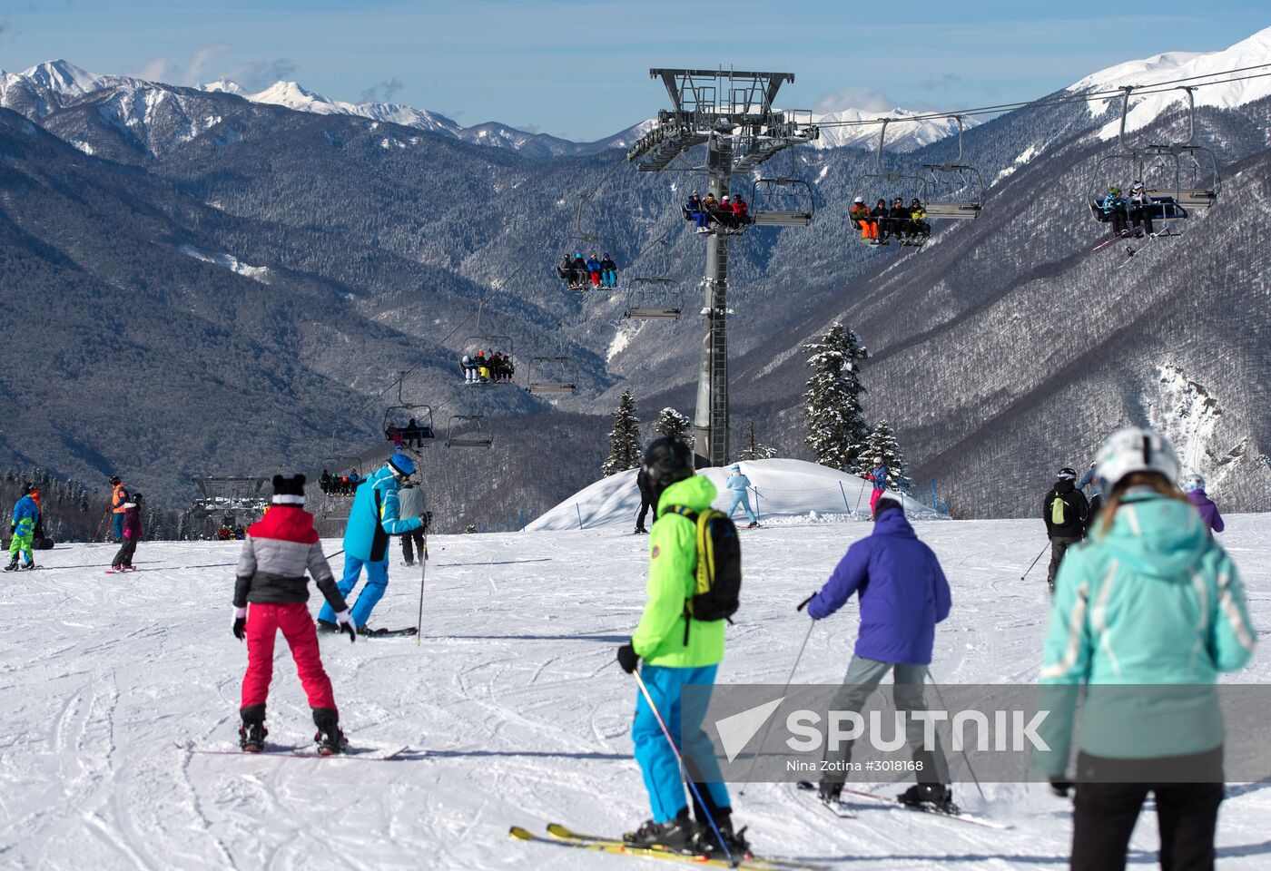 Mountain ski resorts in Sochi
