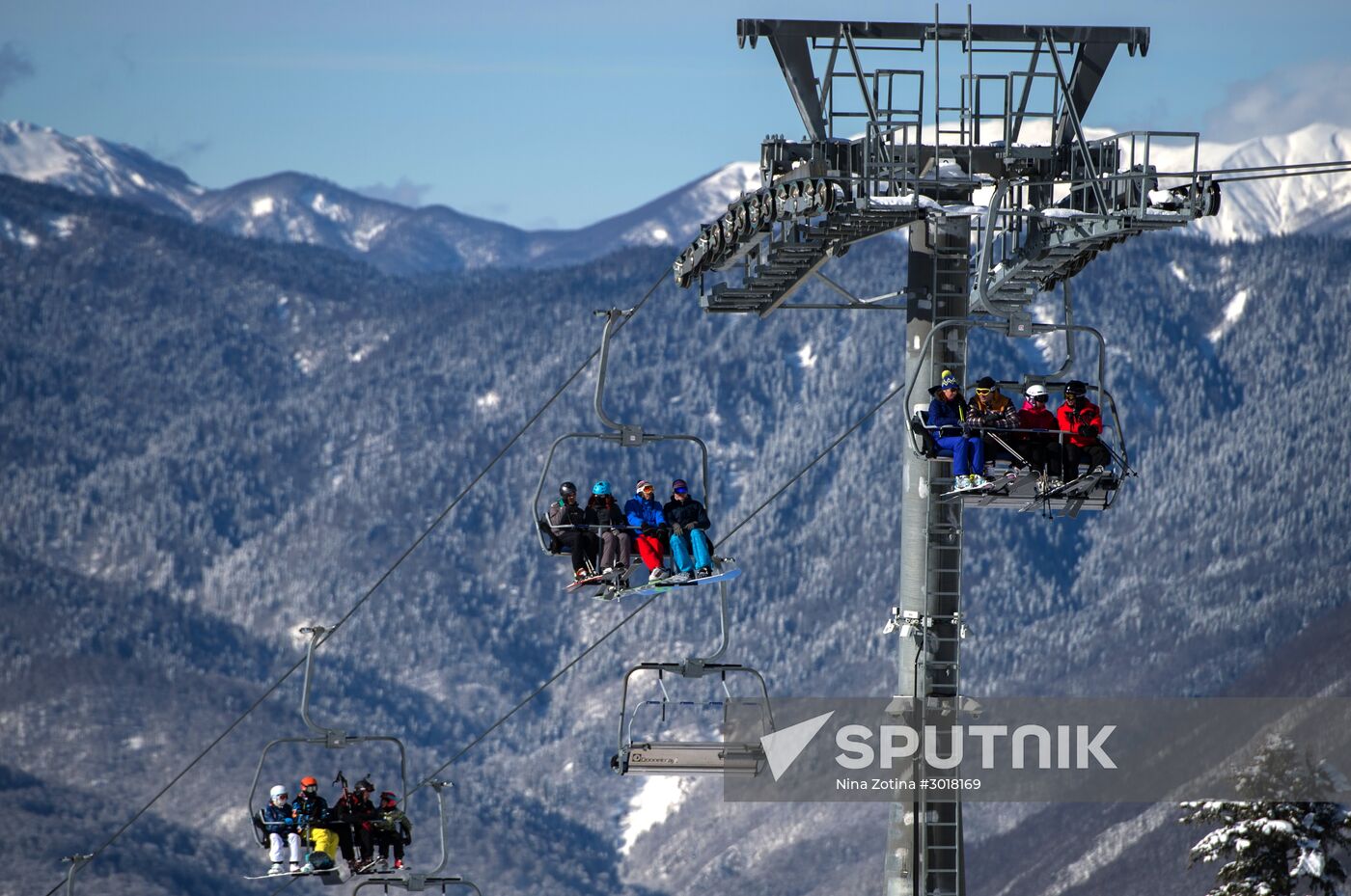 Mountain ski resorts in Sochi