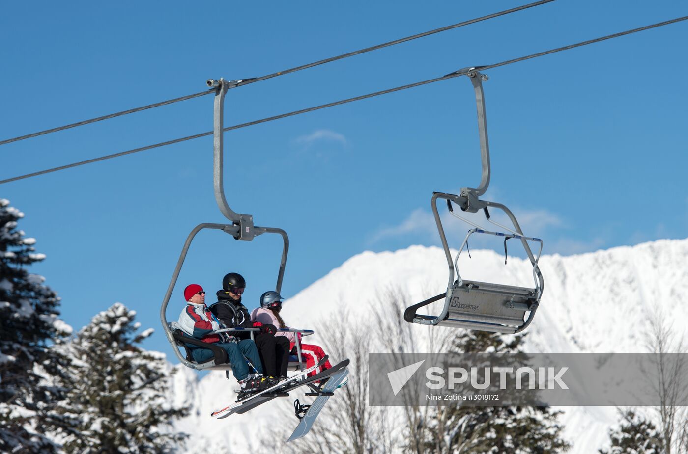 Mountain ski resorts in Sochi
