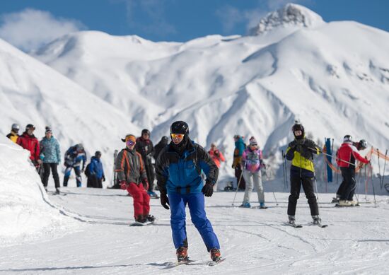 Mountain ski resorts in Sochi