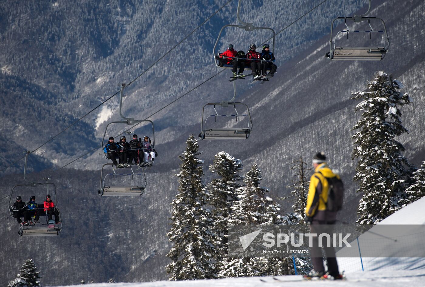 Mountain ski resorts in Sochi